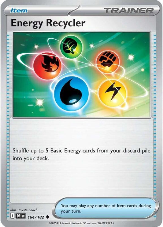 Energy Recycler - Normal 164/182 Destined Rivals | Uncommon Trainer Card