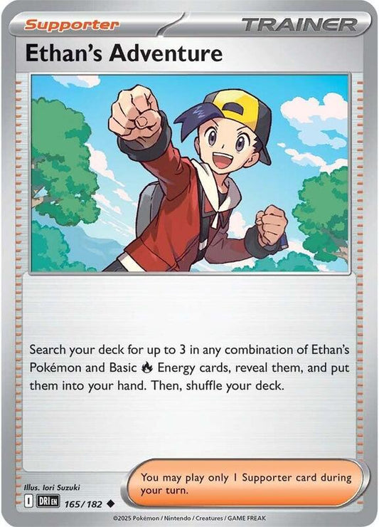 Ethan's Adventure - 165/182 - Reverse Holofoil 165/182 Destined Rivals | Uncommon Trainer Card