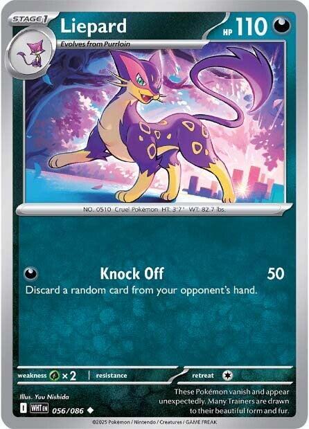 Liepard - Normal 056/086 White Flare | Uncommon Pokemon Card