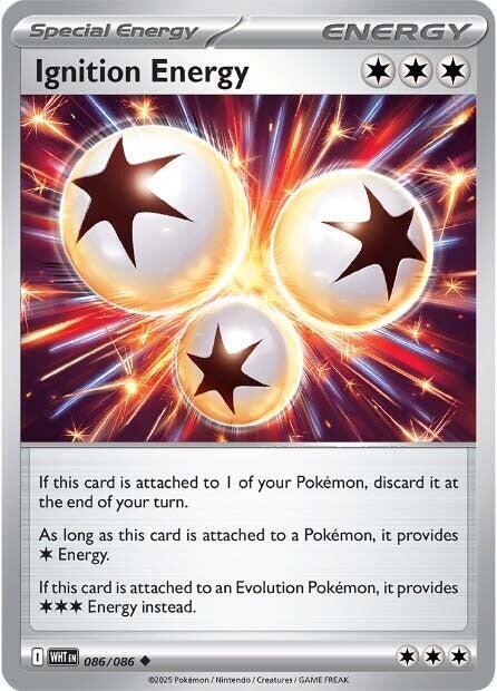 Ignition Energy - Normal 086/086 White Flare | Uncommon Energy Card