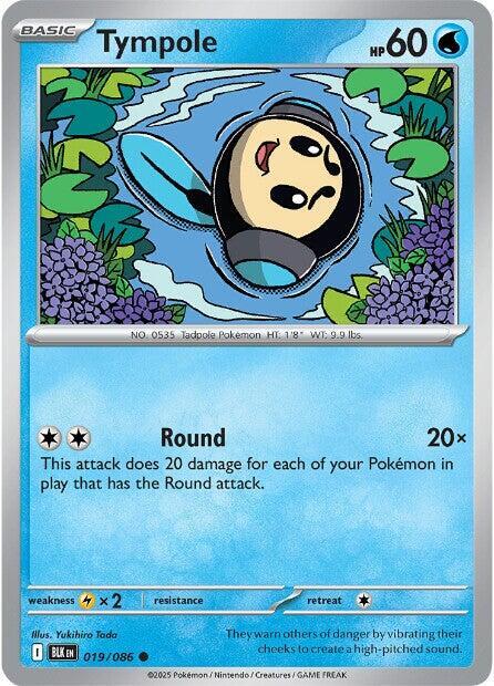 Tympole - Reverse Holofoil 019/086 Black Bolt | Common Pokemon Card