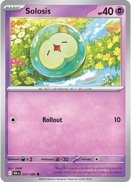 Solosis - Normal 037/086 Black Bolt | Common Pokemon Card