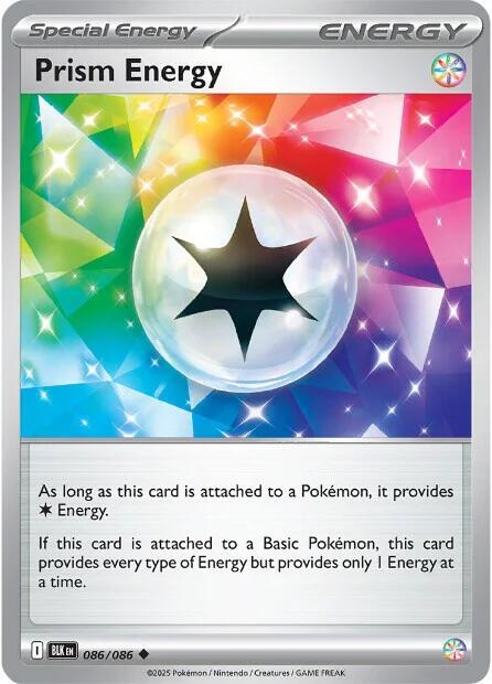Prism Energy - Reverse Holofoil 086/086 Black Bolt | Uncommon Energy Card