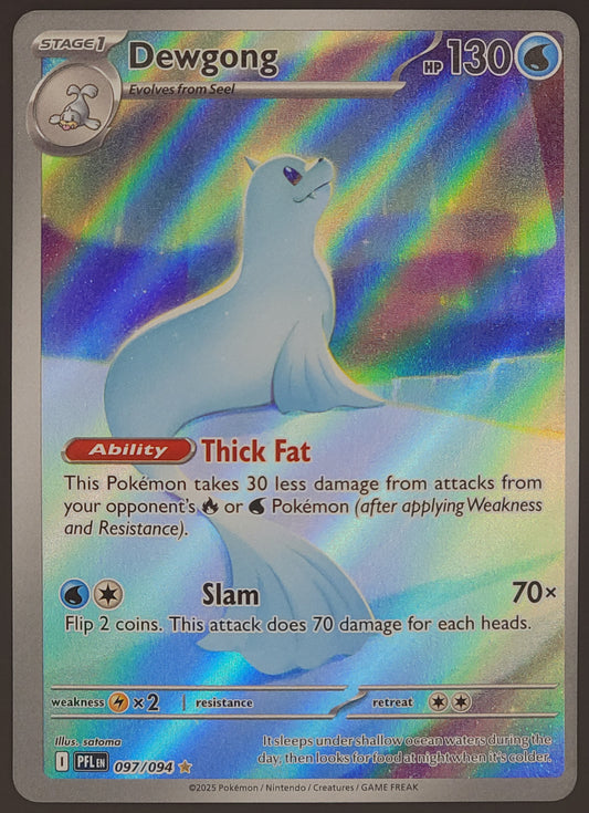 Dewgong 097/094 Phantasmal Flames | Illustration Rare Pokemon Card