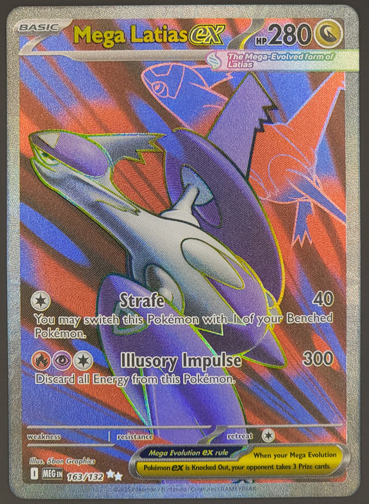 Mega Latias ex 163/132 Mega Evolution | Ultra Rare Pokemon Card