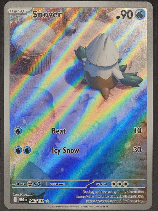 Snover 140/132 Mega Evolution | Illustration Rare Pokemon Card
