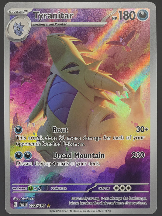 Tyranitar 222/193 Paldea Evolved | Illustration Rare Pokemon Card