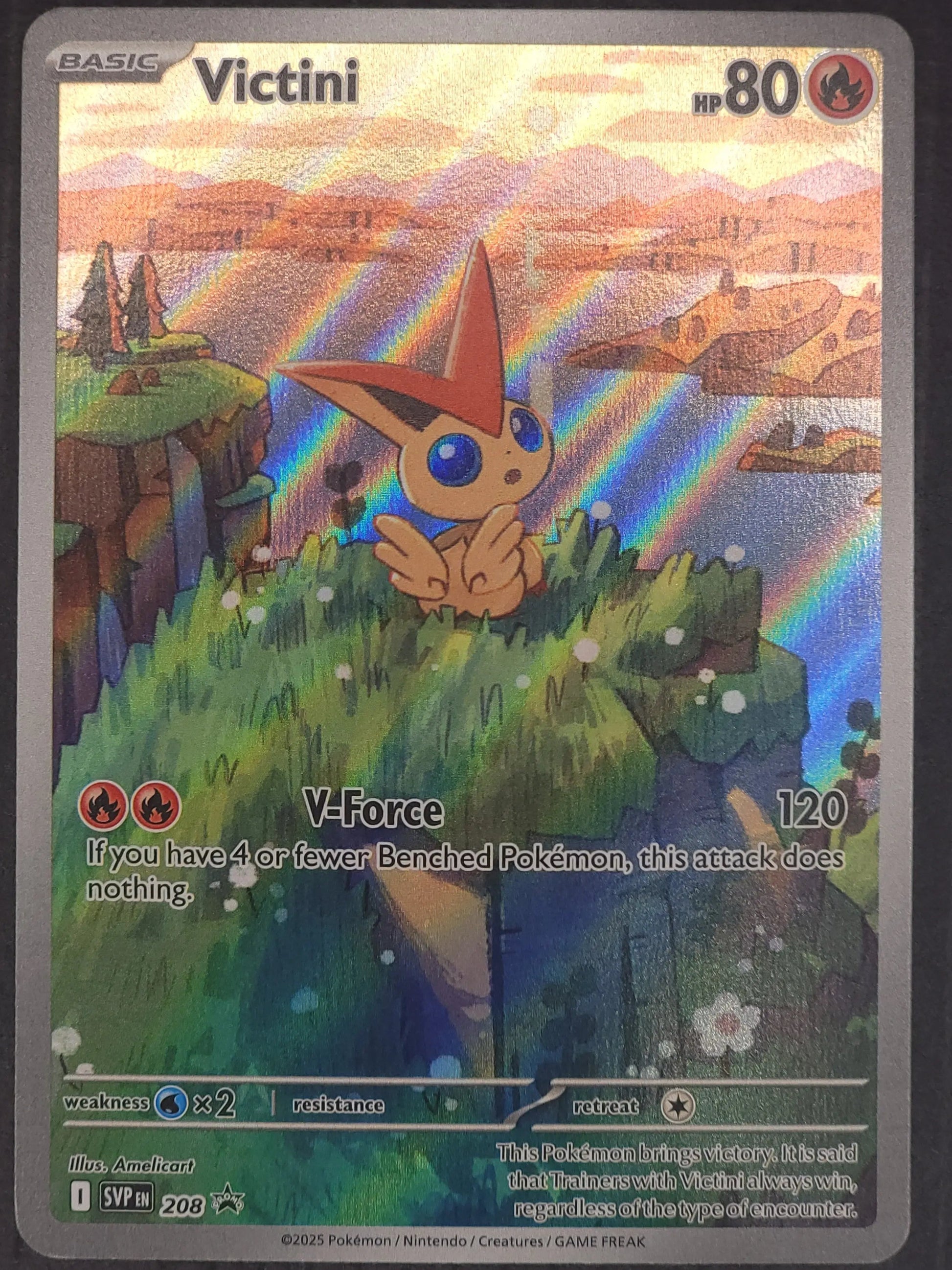 Victini 208 Scarlet & Violet Promo | Illustration Rare Pokemon Card PokePursuitTCG Victini 208 Scarlet & Violet Promo | Illustration Rare Pokemon Card PokePursuitTCG