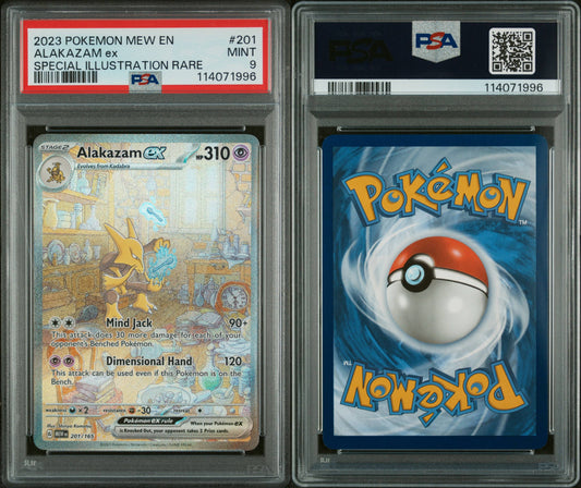 PSA 9 Alakazam ex Special Illustration Rare #201 | Scarlet & Violet 151
