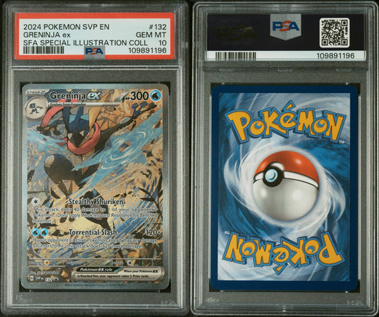 PSA 10 Greninja ex Special Illustration #132 | Scarlet & Violet Black Star Promos