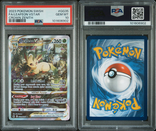 PSA 10 Leafeon VSTAR Full Art #GG35 | Sword & Shield Crown Zenith