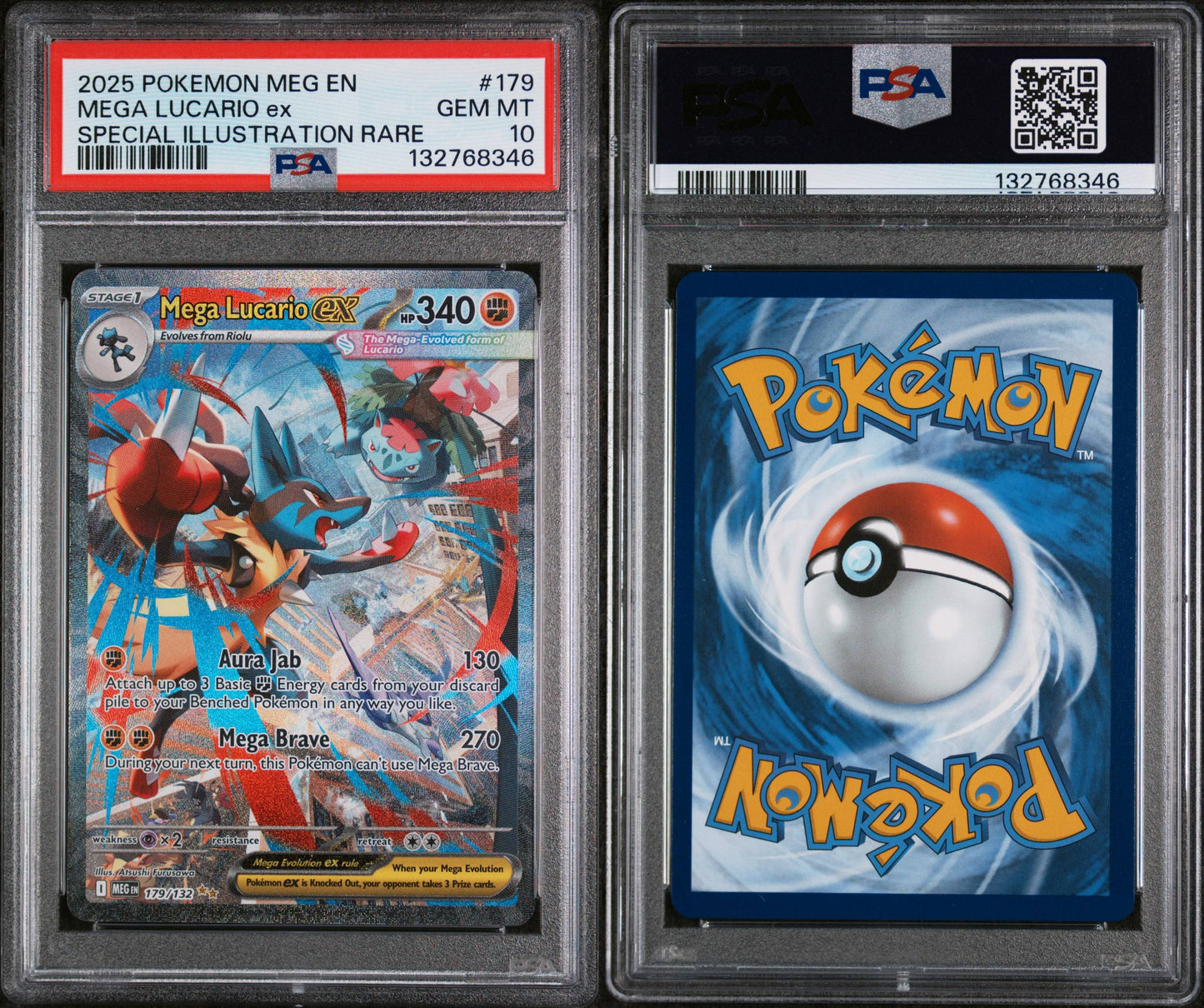 PSA 10 Mega Lucario ex Special Illustration Rare #179 | Scarlet & Violet Mega Evolution