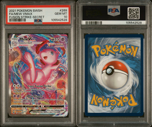 PSA 10 Mew VMAX Full Art #269 | Sword & Shield Fusion Strike