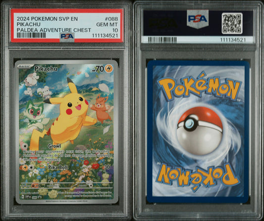 PSA 10 Pikachu #088 | Scarlet & Violet Black Star Promos