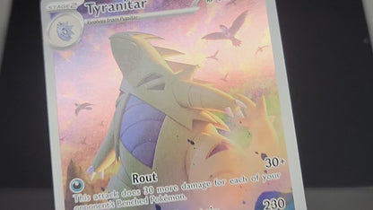 Tyranitar 222/193 Paldea Evolved | Illustration Rare Pokemon Card